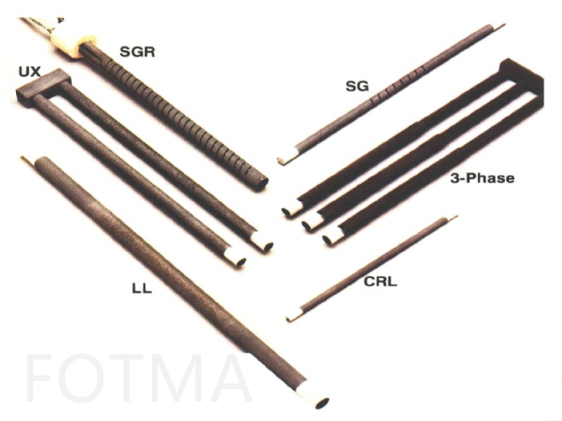 SG (single spiral)Type Silicon Carbide Heating Elements