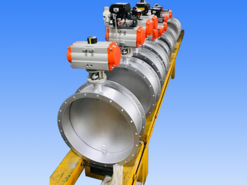 FM600-D5 Series Pneumatic Ventilation Butterfly Valves